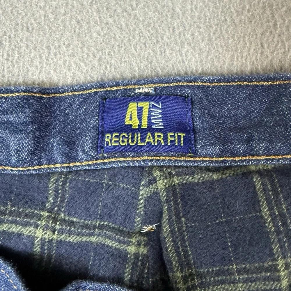 Wrangler 47MWZ Cowboy Cut Regular Fit‎ Flannel Lined Jeans Mens 42x30